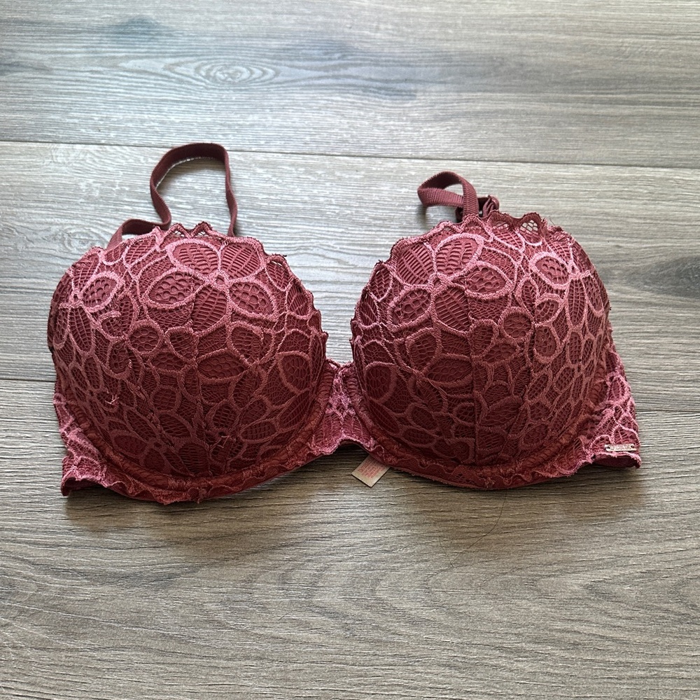 Women's Lace Push-Up Bra — Dusty Rose VS DATE PUSH UP